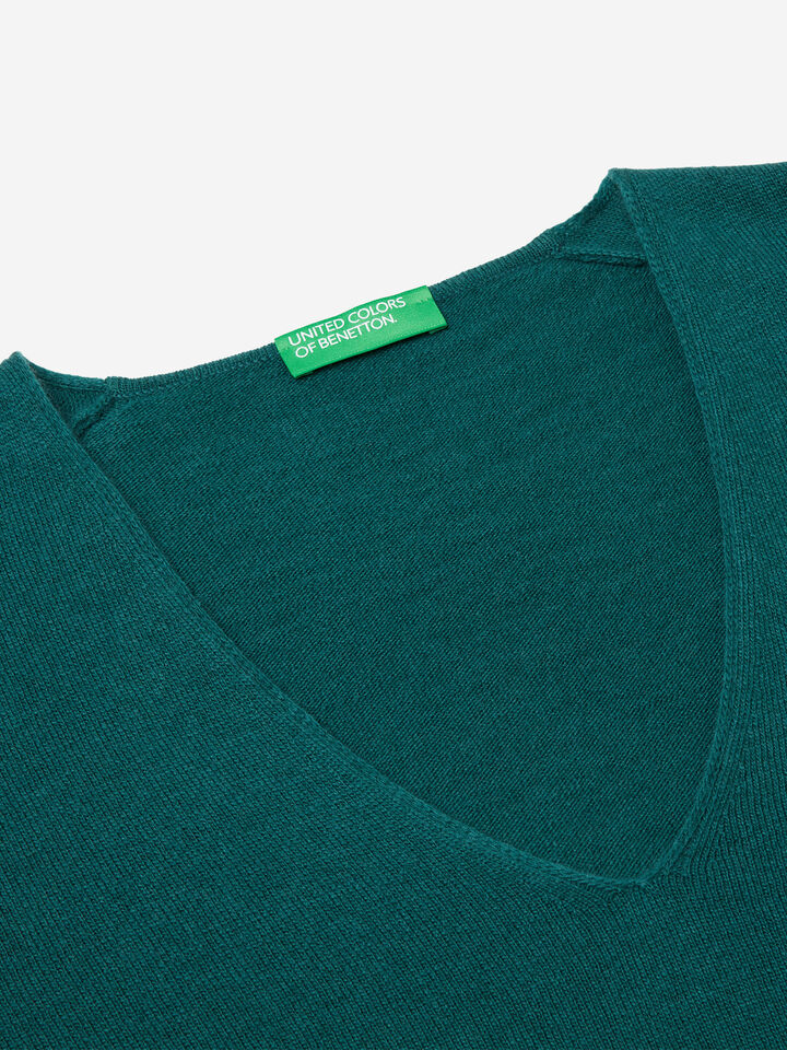 V NECK SWEATER L/S Women image number 7